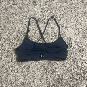 Alo navy invigorate bra size XS